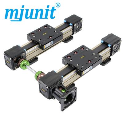 China Mjunit Hotels Painting Table Linear High Speed ​​Automatic Synchronous Belt Slide Module Linear Guide Rail For Helmet Spray Painting for sale