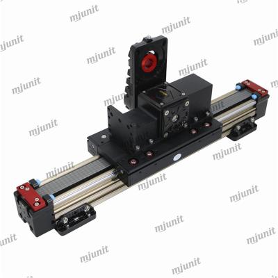 China mjunit hotels customized auto axis XZ linear rail for through lifting production line,belt drive module synchronous guide for sale