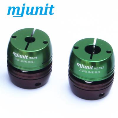 China MJUNIT Hotels Aluminum Flexible Shaft Coupling 6.35-12 Plum Flexible Motor Connector for sale