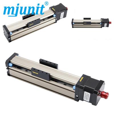 China Single Line Rail Slide Table Module 42 Motor Working Table Hotels Mjunit MJ42 Screw Line 100mm Stroke for sale