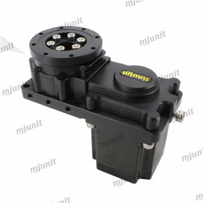 China Hotels mjunit high precision platform cnc servo rotary reducer hollow electric indexing rotary plate or step drive belt for sale