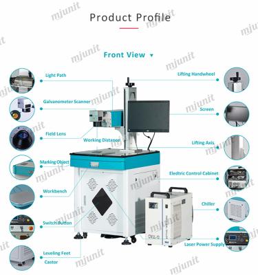 China UV Laser Marking Printer 3W Fiber Laser Marking Machine With Laser Generator Printer Laser for sale