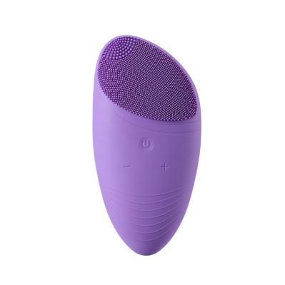 China Factory Direct Electric Facial Cleanser Silicone USB Rechargeable Face Wash Brush Eco-friendly Silicone Material for sale