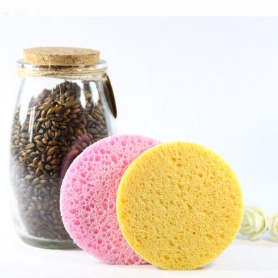 China Popular Face Care Custom Red / Yellow Washable Face Care Bath Sponge for sale