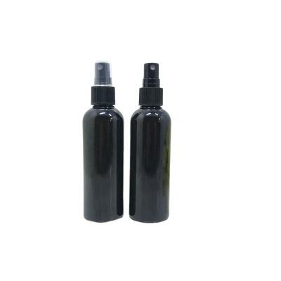 China Cosmetic Black Color 100ml 3.38fl oz Body Mist Splash Sprayer Bottle Plastic Bottles for sale