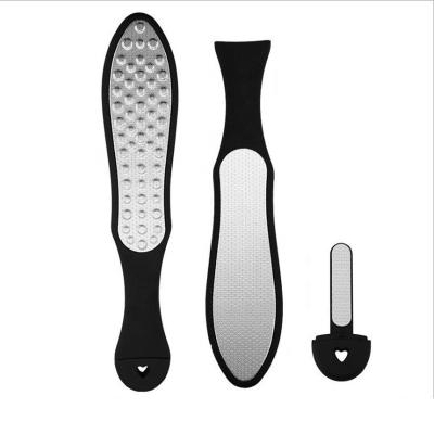 China Foot 3-in-1 Stainless Steel Pedicure Foot File Foot Care File To Remove Hard Skin for sale