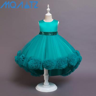 China MQATZ Hot Sale Anti-wrinkle Girl's Princess Party Dress Frock Kids Party Long Dress Bridesmaid Dress for sale