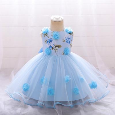 China MQATZ Sleeveless Little Kids Girls Dresses Kids Baby Dress Cotton Baby Dress Cotton For 0-2 Years for sale