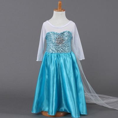 China Viable Cheap Price Elsa Dress Cosplay Costumes Princess Anna elsa performance dresses BXTZ for sale