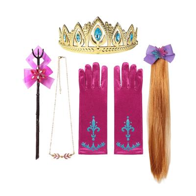 China Cheap Girl Hair Accessories Accessories For Girls Elsa Anna Cosplay Custom Magic Crown Set BXPS for sale