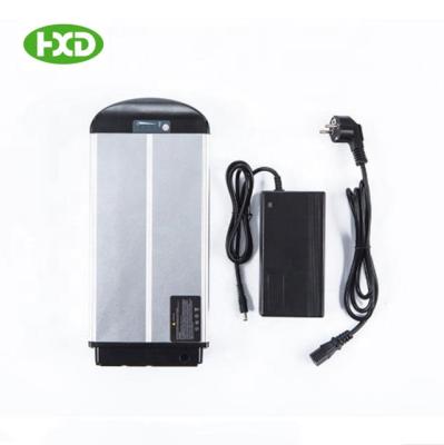 China Factory sale style downtube ebike lithium battery rear pack for 48V 13Ah electric bicycle 330*90mm for sale