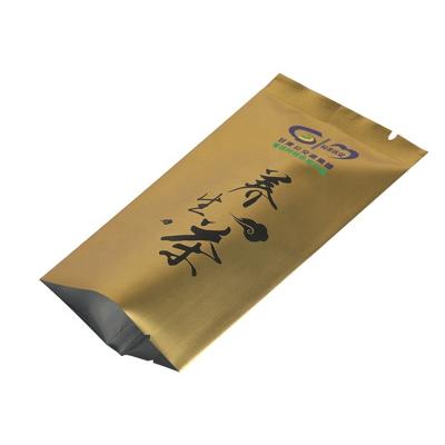 China Custom Logo Food Grade Stand Up Plastic Packaging Moisture Proof Ziplock Bag For Tea for sale