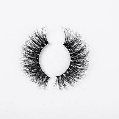 China Thin 3D Mink Lashes Real Mink Fur False Eyelashes Handcrafted Mink Eyelash for sale