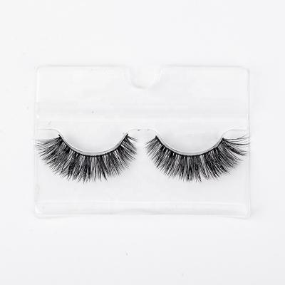 China Qingdao factory 100% thin fur real mink lashes faux mink fur eyelashes pack with custom mink eyelash for sale