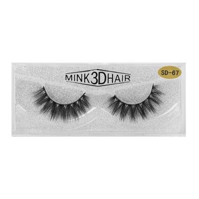 China 25-30 Periods Synthetic Fiber 3d Handmade Natural False Eyelashes Wholesale Fake Mink Eyelashes for sale