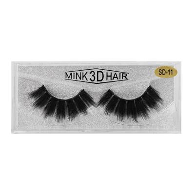 China 25-30 Times 2021 Hot Sale 3d Faux Mink Eyelashes False Eyelash Fur False Eyelashes Handwork for sale