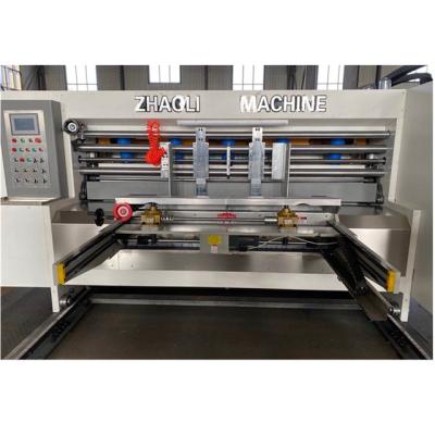 China Packaging factory directly sell China automatic multi color corrugated cardboard flexo printing and slotting and die cutting machine for sale