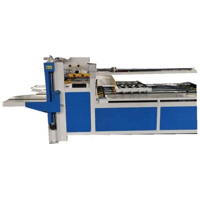 China Semi-auto Corrugated Folder Gluer / Paper Box Making Cardboard Gluer /Corrugated Box Folder Gluer Machine for sale