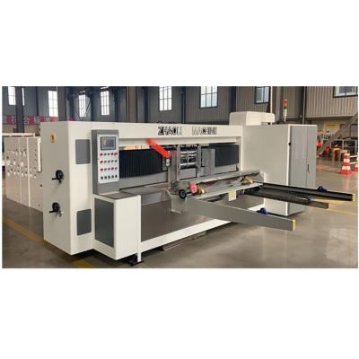 China Carton Hebei Import and Export Cangzhou Zhaoli Brand Packing Cardboard Die Cutting Machine Rotary Creasing And Grooving Corrugated Plant for sale