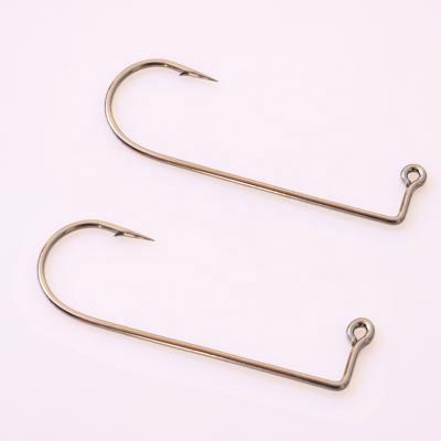 China Deluxe Worm Fishing Top Soft Baits Hook Antirust Fish Hook Quality Reinforce Lead Head Baiting Luer Hooks for sale