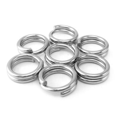 China Stainless Steel Fishing Split Rings Round Split Ring For Fishing Accessories for sale