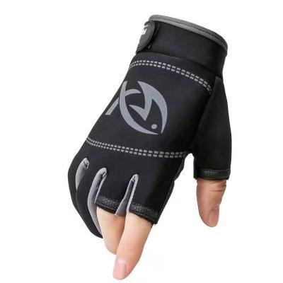 China Adjustable Luxury Non-slip Elastic Single Casting Fishing Gloves Finger Protector For Fishing for sale