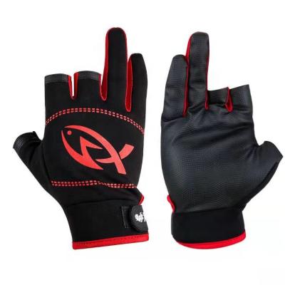 China Luxury Weihe Customized Outdoor Leak Three Fingered Gym Others Sports Fishing Gloves for sale