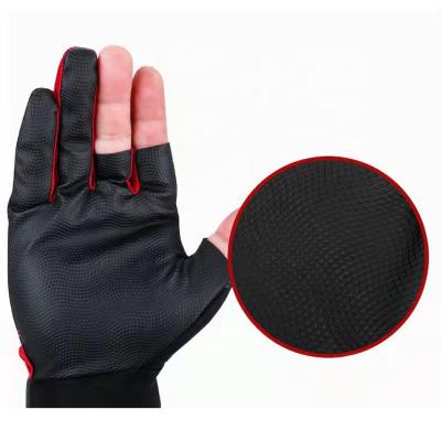 China Outdoor Fishing Equipment Luxury Non-slip Three Finger Glove Diving Equipment Fishing Gloves Fishing Gloves for sale