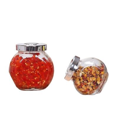 China Cheap Wholesale Food Storage Containers Glass Cans Glass Jar Candy Jar With Sealed Cover for sale