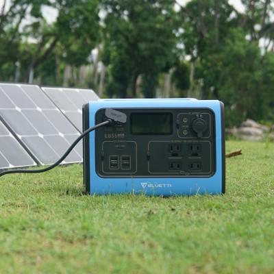 China Portable Power Home Electricity EV Flashlight Power Plants Home Charging Solar Generator Generating Bluetti Power 500W 220V for sale