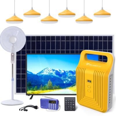 China Solar Home System Solar Phone Charging Lithium Battery Kit Solar DC Lighting Home Solar System Home Lighting System for sale