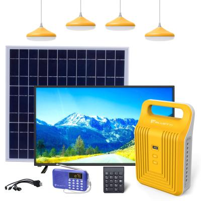 China Home Solar TV Systems Home Lighting System BLUETTI P-100_55_222_24TV_KEYPP-100_55_222_24TV_KEYP for sale