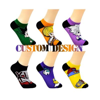 China Polyester Men Sporty Anti Bacterial Colorful Casual Breathable Graphic Cotton Anti Slip High Socks for sale