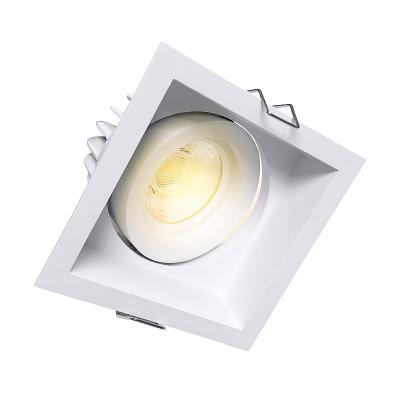 China Modern Square Led Downlight Side View Honeycomb Lighting Cabinet Spotlight Faretto Narrow Recessed Downlight Ceiling Led Spot-IT for sale