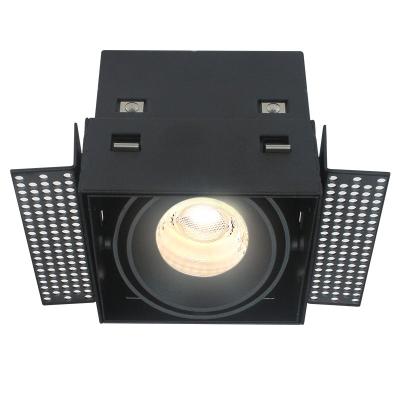 China Modern 5W 7W 10W 15W Square COB Led Grill Light Trimless Recessed Narrow Downlights Wall Seal Ceiling Spot Light Cabinet Spotlight for sale