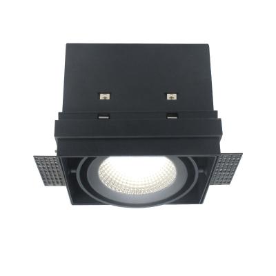 China Trimless Modern Led Downlight Side View Square Cob Led Grill Recessed Down Light Living Room Spot-IT Ceiling for sale