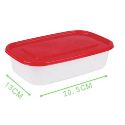 China Food Bento Box Durable BPA Free Plastic Food Storage Containers for sale