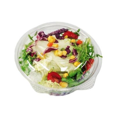 China Recyclable Hot Selling Transparent Plastic Fresh Fruit Cup Bowl 32oz Fruit Storage Box for sale