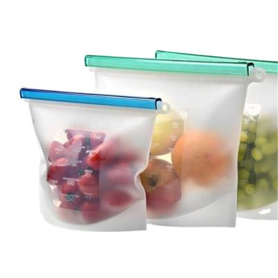 China Sustainable Hot Sale Sandwich Storage Seal Bag Reusable Silicone Food Bag for sale