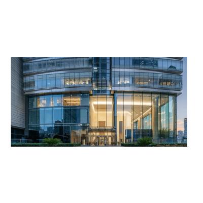 China Modern glass curtain wall curtain wall details cover glass curtain wall for sale