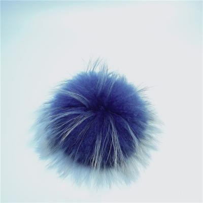 China 18cm real raccoon fur pompom 15cm fur ball pom poms eco-friendly real fur for sale