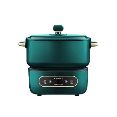 China Modern Smart Design Travel 700W Electric Cooker with Cute Electric Skillet for Storage Home Use or Travel for sale