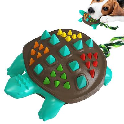 China Durable Nylon Tpr Plastic Silicone Plush Natural Rubber ABS Chewing Chuck Pet Conflict Rope Ball Toothbrush Dog Chew Toy for sale