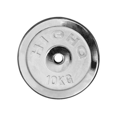 China Durable 1 Inch 10kg Dumbbell Weight Plate Gym Weighted Barbells Hand Plates for sale