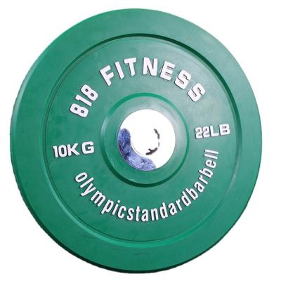 China Colorful Equipment Rubber Home Weightlifting Gym Fitness Barbell Plates Weight Lfiting Barbell 15kg Palte-1 Junye High Quality Barbell for sale