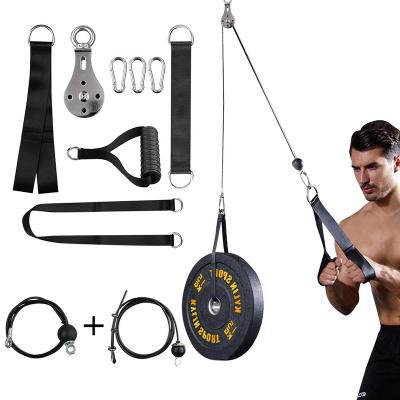 China Durable Fitness Equipment Pulley Set Homemade Equipment High To Lower For Arm Strength Training for sale