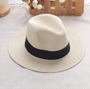 China 2019 Character Fashion Lady Sunshade Hat Grass Straw Hat Paper Cowboy Hat With Strap for sale