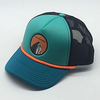 China JOINT High Quality Custom Customized Embroidery Patch Log Black Mesh Trucker Hat for sale