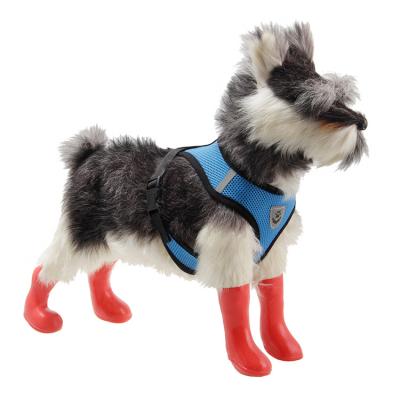 China Wholesale Durable Pet Accessories TPR Stretchable Dog Rain Waterproof Shoes For Small Medium Large Dogs for sale