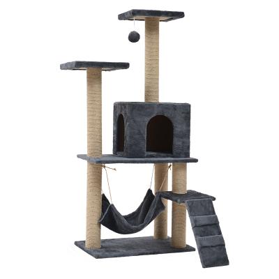 China Viable Plant Small Cat Tree, Tiny Cat Platform, Good Quality Plush Pet Mouse Cat Toy for sale